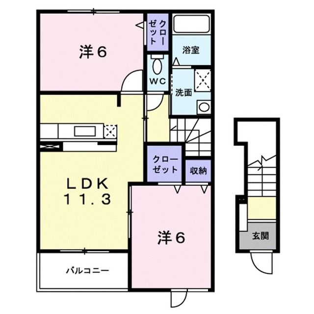 ビアン　カーサの間取り