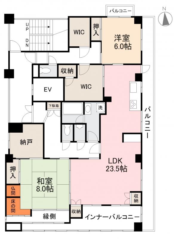 Ｃｒａｎｅ番町の間取り