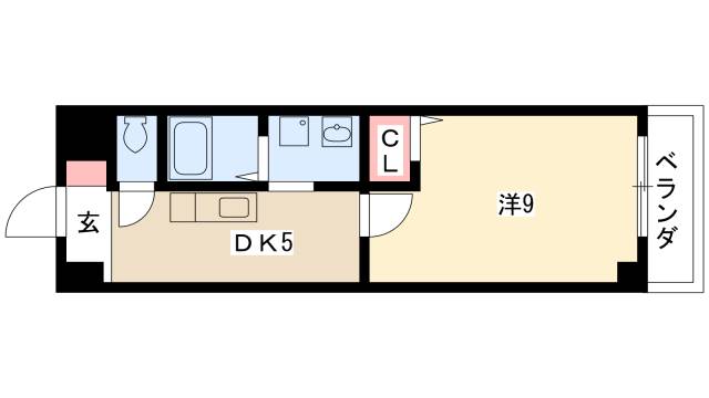 リバージュＡの間取り