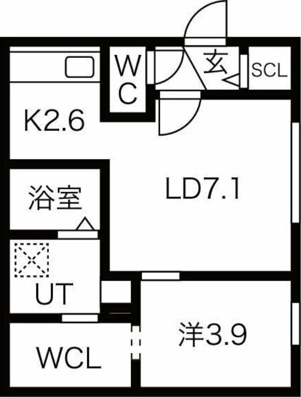 ArrowsVII(アローズセブン)の間取り