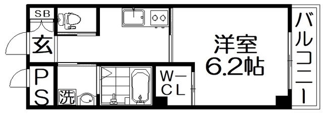 フリーディオ楠葉の間取り