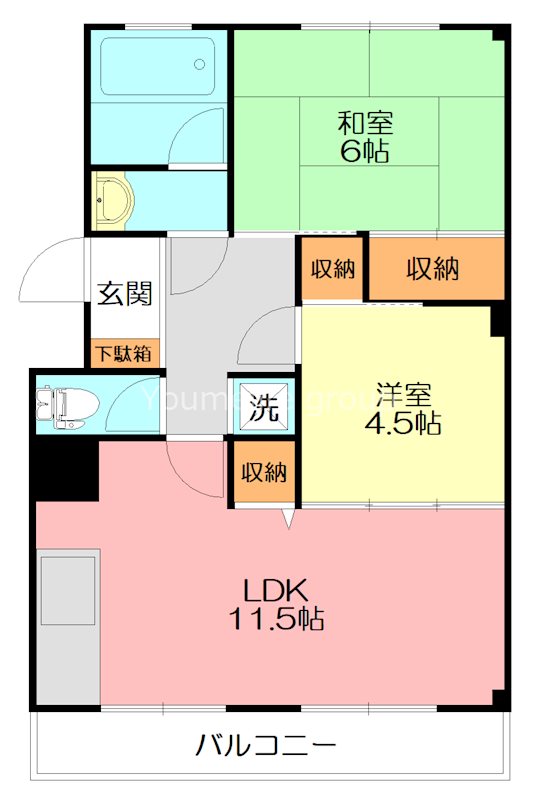 サンモール鳥居の間取り