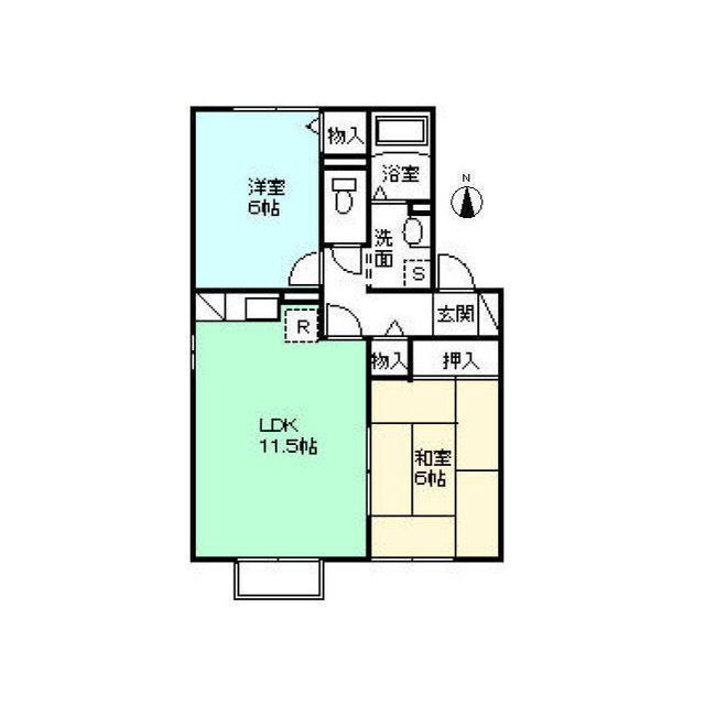 レッツ南陽の間取り