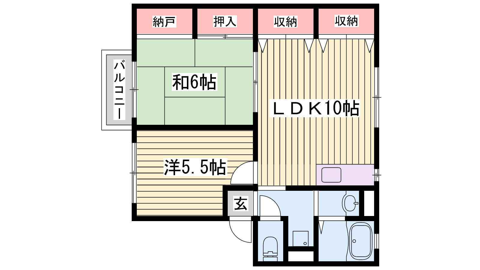 ソファレ池上の間取り