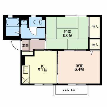 ハーモニー北島の間取り