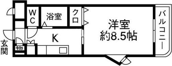 トレステーラ賀来IIの間取り