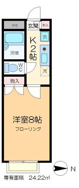 リリックコート鎌倉の間取り