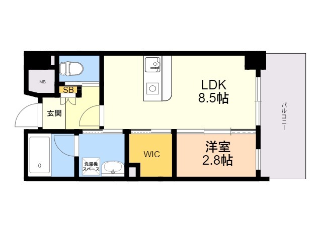 ロイヤルＬＩＮＥ周船寺の間取り