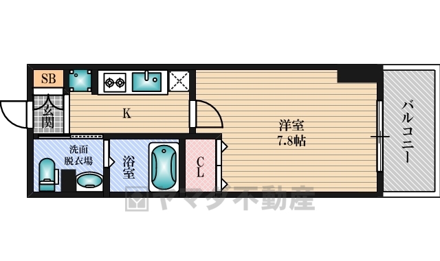 コンフォリア江坂の間取り