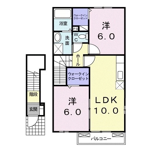 【カーサ・プレシードIIの間取り】