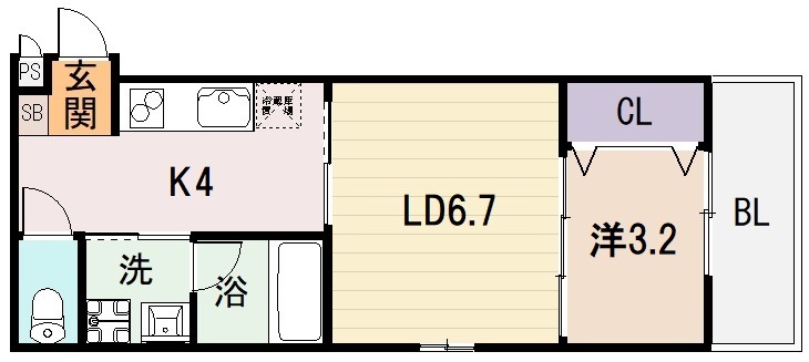 Blindalley東本町の間取り