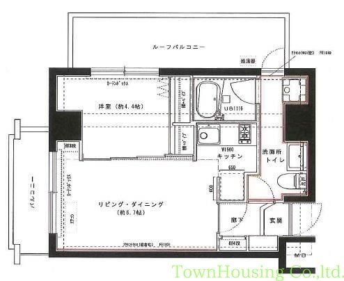 目黒区目黒のマンションの間取り