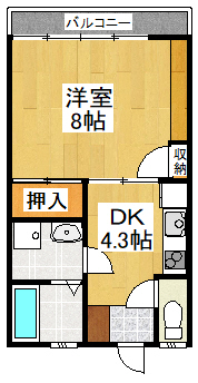 小太鼓ビルの間取り