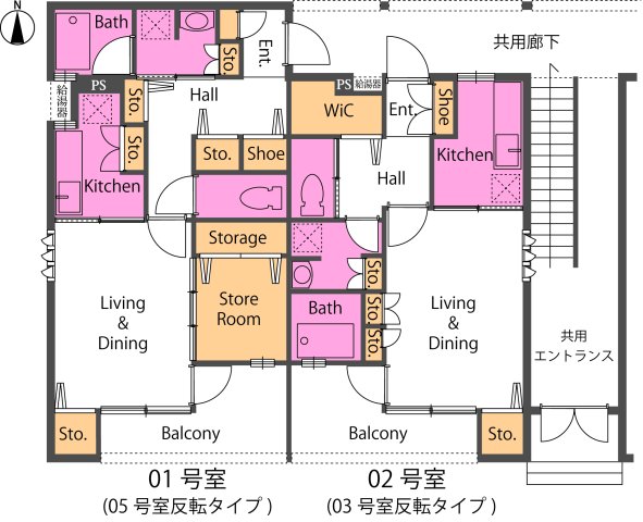 アーブルの間取り