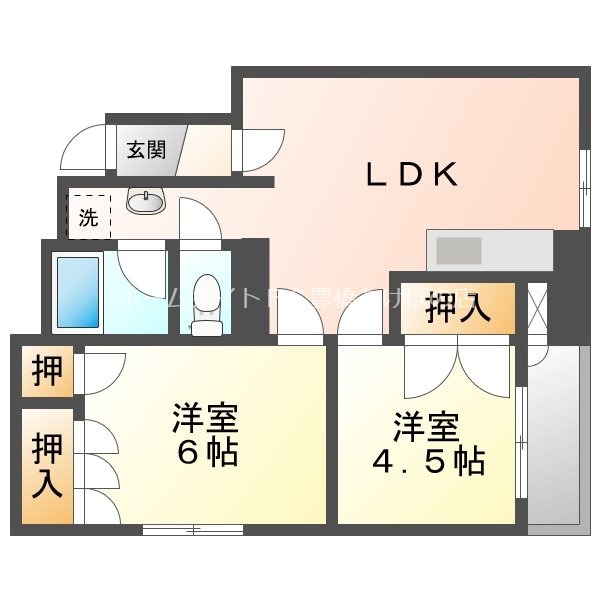 ユトリロ新川の間取り