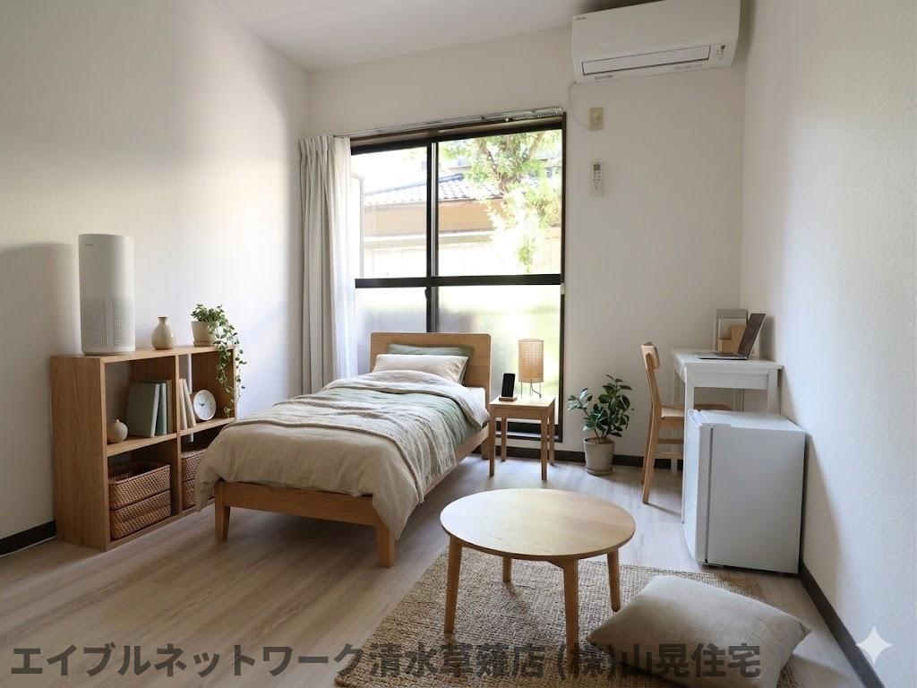 居室・リビング　家具備品はイメージで、実際の物件には含まれません