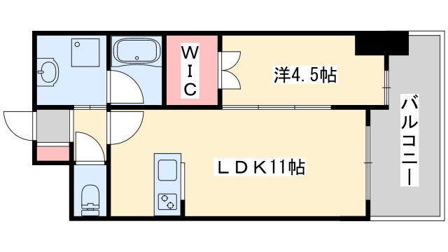 ヴェルドゥール南茨木の間取り