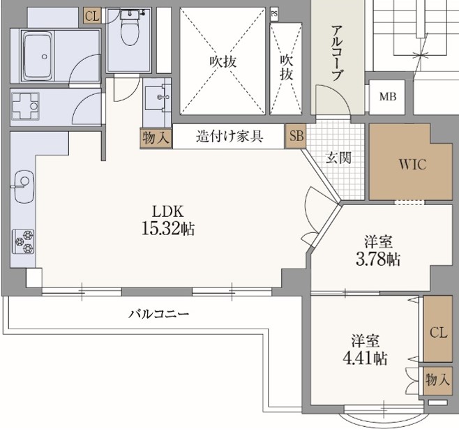 サンクラッソ阪急六甲駅前EASTの間取り写真