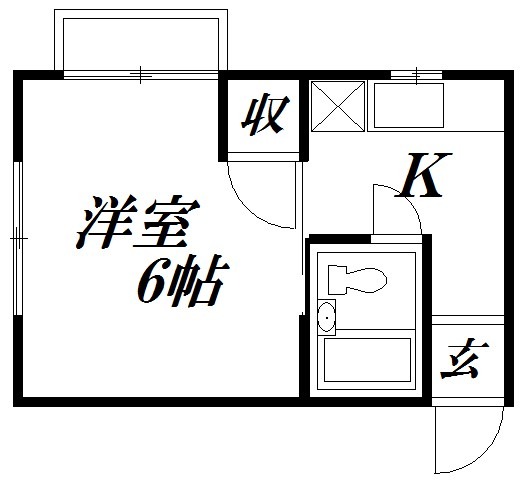 浜松市中央区鴨江のマンションの間取り