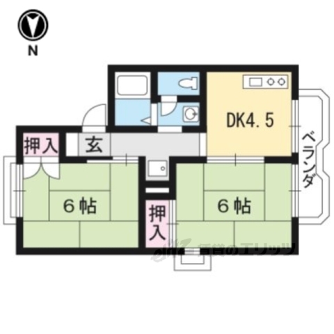 ペアシティ池伊の間取り