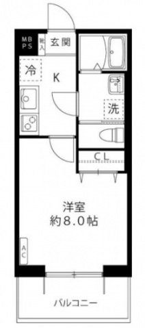 川崎市麻生区黒川のマンションの間取り