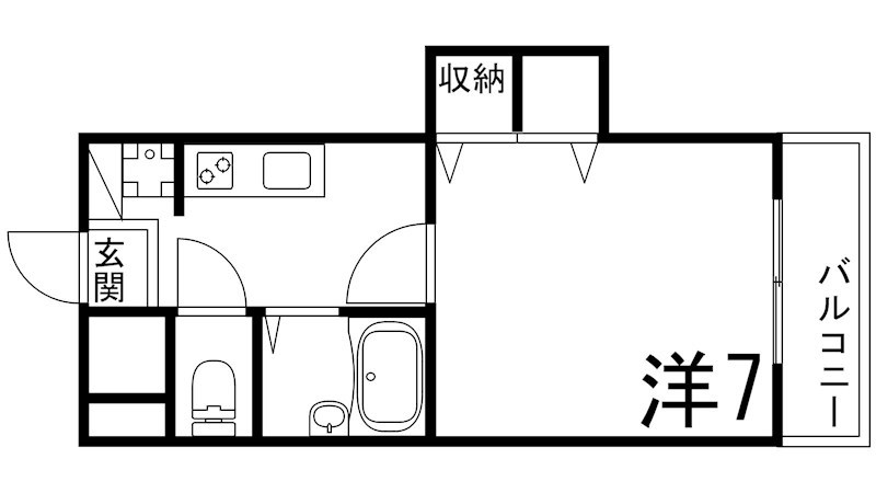 姫路市神屋町のマンションの間取り