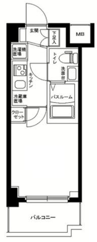 パティーナ川崎東の間取り