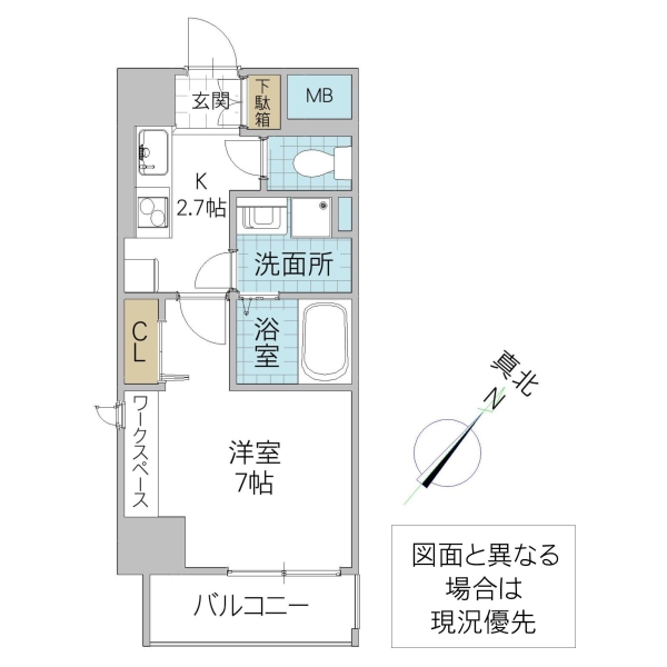 グラーヴェ三の丸の間取り