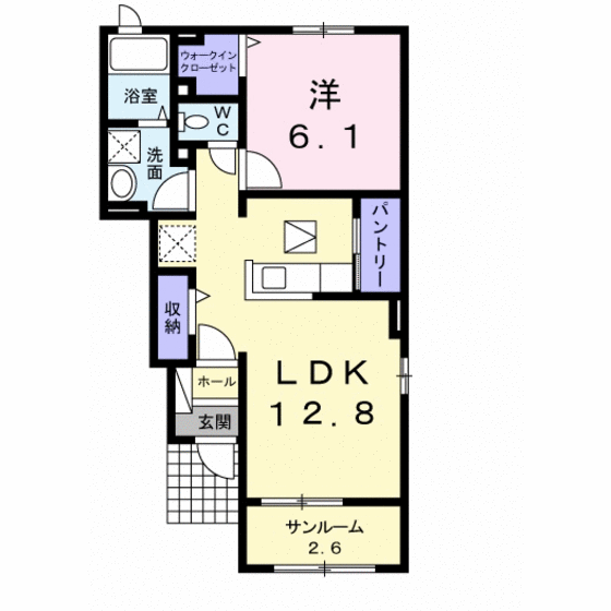 パークサイド壱番館の間取り