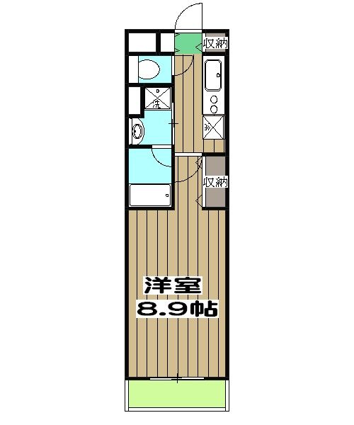 亀岡市安町のマンションの間取り