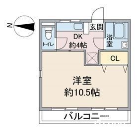 昭島市昭和町のマンションの間取り