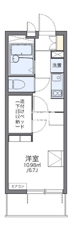 レオパレス青嶺の間取り