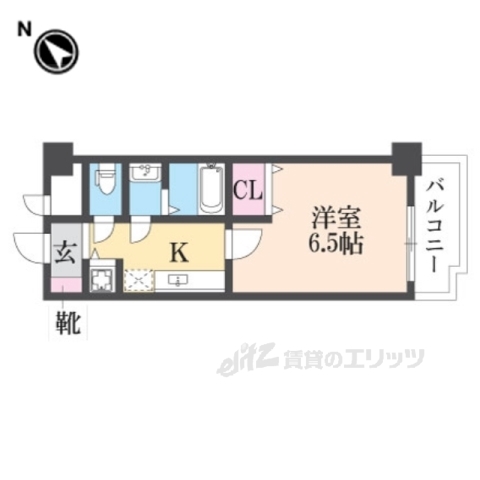 東大阪市金岡のマンションの間取り