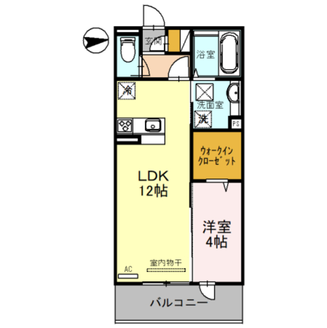 D-room桑ノ木の間取り