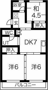 第2高木マンションの間取り