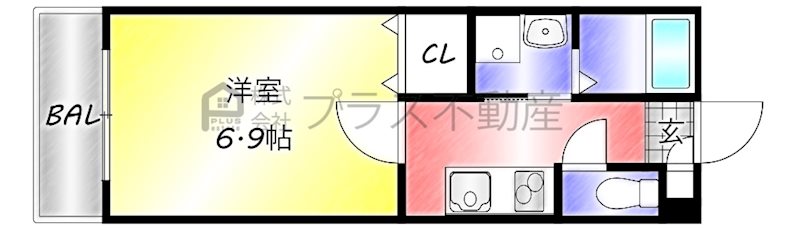 ラナンキュラス近大前の間取り