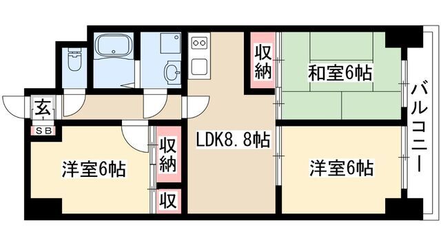 マンション森の間取り