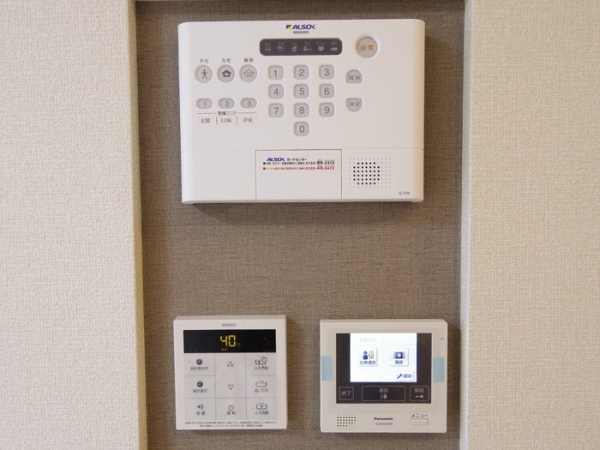 セキュリティ　TVモニター付きインターホン&ALSOKホームセキュリティ