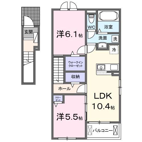 ベル　シェルメール　IIIの間取り