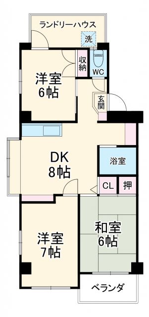 森川マンションの間取り