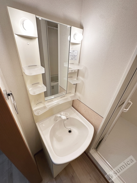 洗面設備　シャンプードレッサー付き・朝シャンもこちらで♪♪