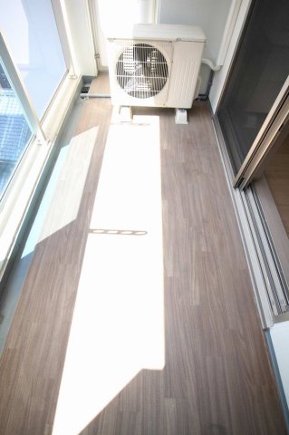 バルコニー　広々としたバルコニーです