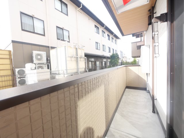 バルコニー　落ち着いた時間を過ごせるバルコニーです