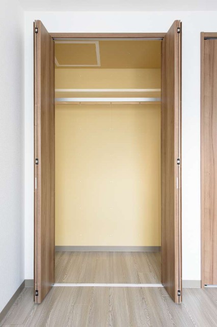 収納　収納量抜群のクローゼットです♪
