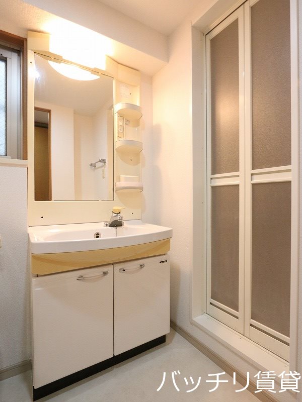 洗面設備　別号室タイプの為、現状を優先します