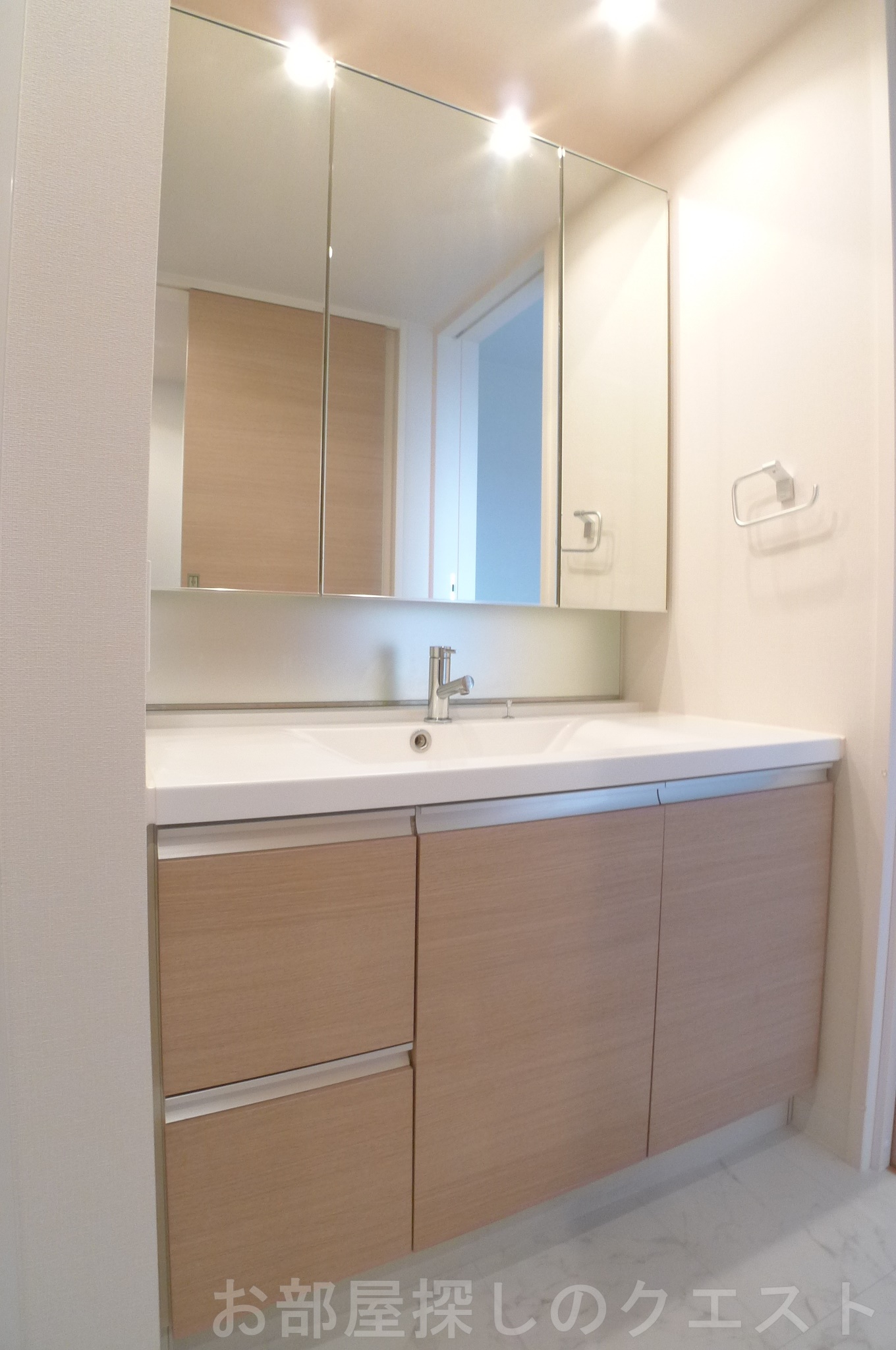 洗面設備　（写真は同タイプ）