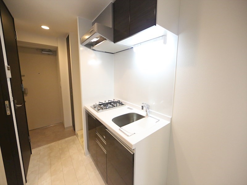 キッチン　システムキッチン（ガス2口コンロ付）