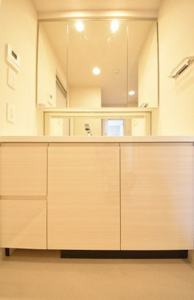 洗面設備　※別部屋の参考写真です。