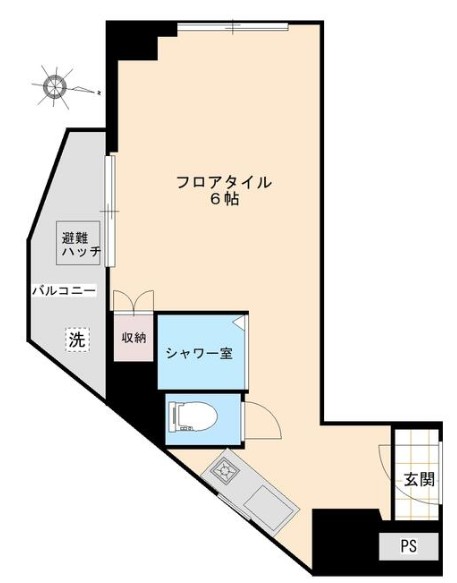 オリエンタル千駄ヶ谷の間取り写真