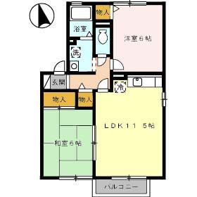 すずらん川手の間取り写真